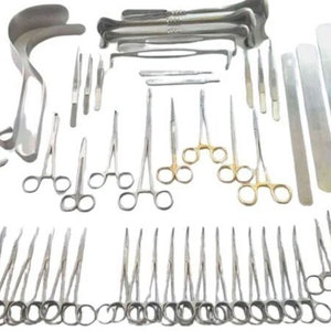 Kit d'instruments chirurgicaux de laparotomie de base de qualité supérieure allemande pour chirurgie abdominale, finition dorée, acier inoxydable, CE ISO - Product Image 3