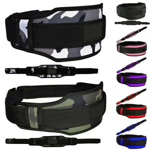 Ceinture de musculation en cuir de vachette avec boucle métallique, antidérapante, respirante, unisexe, personnalisable pour la musculation et le bodybuilding - Product Image 1