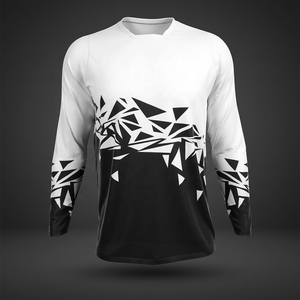 ปรับแต่งโลโก้ MTB DH BMX MX Jersey เซอร์ซีย์เอ็นดูโร่นักปั่นดาวน์ฮิลล์วิบาก - Product Image 1