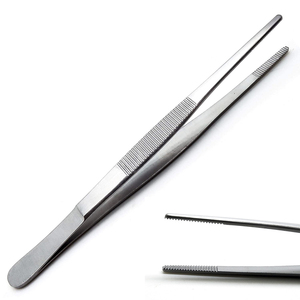 Mejores Pinzas Quirúrgicas de Algodón y Aplicación de Apósitos, de Media Punta Dorada, 170 mm (6.34 Pulgadas), Rectas y Redondas - Product Image 1