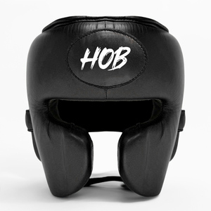 Casque de boxe en cuir PU, casque de protection sportif pour adultes unisexe, fermeture à scratch - Product Image 1