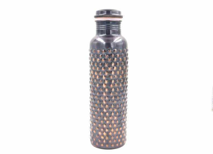 Premium Quality Handmade Copper Water <b>Bottle</b> with Leak Proof Cap From Uttar Pradesh for Healthy Living Eco Friendly Drinking - Product Image 4