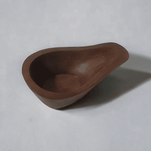 Cuenco de madera marrón rústico antiguo estilo moderno de granja en forma de pera para servir en la cocina y hacer velas tarros de farol de madera - Product Image 5