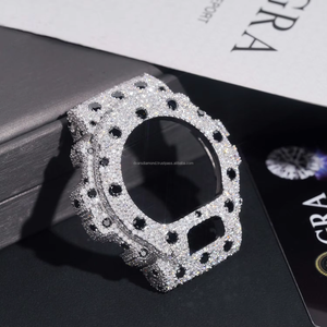 Kit de modification de boîtier de montre Ice Legacy avec pierres incrustées, collection de montres octogonales de style streetwear pour une mise à niveau du cadre. - Product Image 3