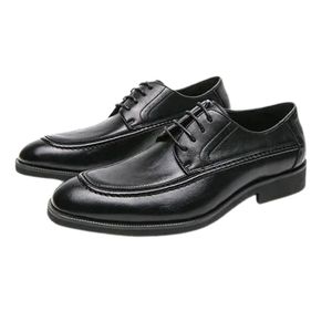 Zapatos de Cuero de Calidad para Hombre, Punta Redonda, Elegantes, Formales, Casuales, Cómodos, con Cordones, Venta al Por Mayor, Distribución Global - Product Image 6