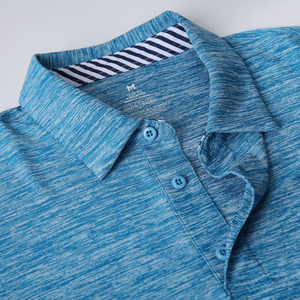 Chemises polo pour hommes tendance 2026, en coton premium, tissu tricoté sur mesure, grandes tailles - Product Image 2