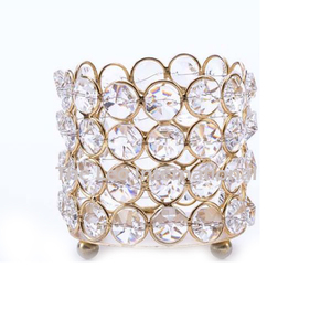 Boîte à bijoux ovale de luxe en métal et perles de cristal, qualité supérieure, autres décorations pour la maison - Product Image 3