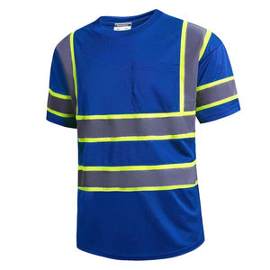 เสื้อยืดคอกลมแบบ OEM ดีไซน์ทันสมัย ระบายอากาศได้ดี สีส้มสะท้อนแสง เหมาะสำหรับงานก่อสร้าง/งานอุตสาหกรรม แขนยาว ขายดี - Product Image 4