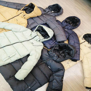 Vestes matelassées en nylon pour hommes de haute qualité, légères, couleurs mélangées, à capuche, pour l'extérieur, hiver, marque populaire, vente en gros - Product Image 2