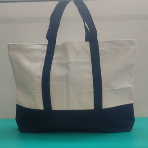 Bolsa de Compras de Lona de Algodón Reutilizable Personalizable con Asas de Mezclilla, Tamaño Mediano, Moderna, Ecológica y Sostenible, Ideal para Regalo - Product Image 6