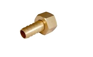 Conector hexagonal de latón forjado con rosca macho para manguera de baja presión, adaptador de boquilla de tubería, inserto giratorio OEM para manguera. - Product Image 5