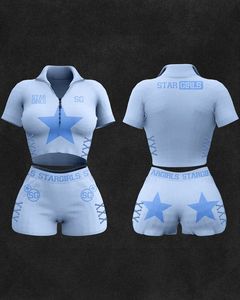 2026 Women's 2-Piece Street Sportswear <b>Set</b> Hooded Full-Sleeve T-Shirt and Knee-Length Shorts Breathable Non-Pilling - Product Image 1