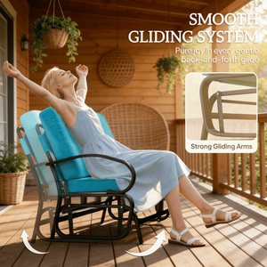 Sedie a dondolo da patio, panche comode per spazi esterni - Product Image 5