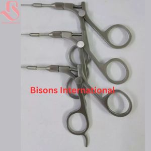 กรรไกรจับสแตนเลสแบบแมนนวล BISONS คุณภาพสูง สำหรับการผ่าตัดผ่านกล้อง ได้รับการรับรองมาตรฐาน CE ระดับ I - Product Image 4