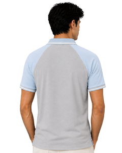Camiseta Polo para Hombre, Color Gris Cielo, Personalizada por el Fabricante, Ropa Deportiva Informal, Transpirable, Camisa de Golf, Ropa Deportiva de Verano, Moda Premium - Product Image 2
