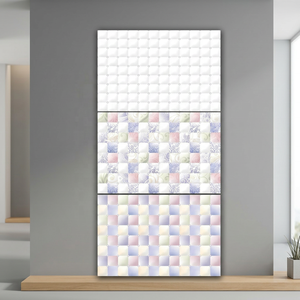Carreaux muraux en céramique vernissée brillante de haute qualité, surface gaufrée gris brun, 200x300mm, marque Vistaar - Product Image 3