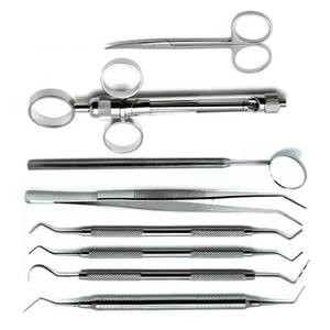 ชุดเครื่องมือเตรียมฟันสำหรับครอบฟัน ประกอบด้วยเครื่องมือสแตนเลส 8 ชิ้น ได้รับการรับรองมาตรฐาน CE ISO1283 โดย Grip Surgical - Product Image 1