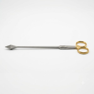 Set de Instrumentos Quirúrgicos Manuales Jamso Industries Janis Dissector de 24 cm con Anillo Dorado de Carburo de Tungsteno y Acero Inoxidable - Product Image 4