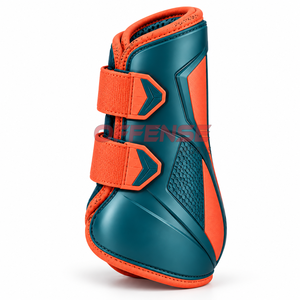 Bottes de brossage pour chevaux durables avec rembourrage doux, sangles sécurisées et ajustement confortable pour l'équitation et l'entraînement quotidiens - Product Image 1