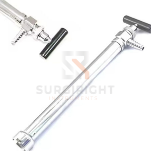 Pompe à drencher chirurgicale Blush pour animaux, en acier inoxydable, manuelle, certifiée CE Classe I, pour le ventre des bovins, instrument vétérinaire - Product Image 6