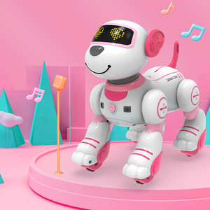RC nhảy múa <span class=keywords><strong>Robot</strong></span> đồ chơi con chó ai lập trình tương tác & giáo dục thông minh diễn viên đóng Thế đồ chơi với âm thanh Led Mắt điện tử vật nuôi chó - Product Image 4