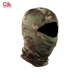 High Quality Custom Striped Full Face Ski <b>Mask</b> Breathable 3-Hole Balaclava Hat for Sports & Fishing Knitted Balaclava - Product Image 2
