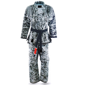 Customized Colors Logo 100% Cotton Breathable Lightweight Taekwondo Karate Uniform Suits for Adults High Quality Martial Arts - Product Image 1