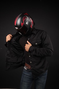 Camisa de malla negra para motocicleta, transpirable, con protección de Kevlar, chaqueta de motociclismo para hombres y mujeres - Product Image 4