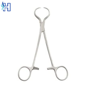 Pinzas para Sujetar Huesos de 13 cm, Acero Inoxidable, Cierre Rápido, Pinzas Quirúrgicas Ortopédicas para una Fijación Ósea Precisa - Product Image 1