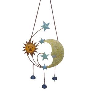 Guirlande de fleurs multicolores en tôle galvanisée écologique à fixer sur la porte pour les fêtes de Noël et du Nouvel An en extérieur, fournitures pour la maison - Product Image 1