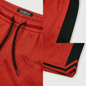 <b>Men's</b> Custom Basketball <b>Shorts</b> With Pockets | <b>Patch</b> Embroidery Quick Dry High Quality Heavy Mesh <b>Shorts</b> - Product Image 6