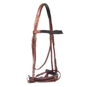 Brides Qualité supérieure Saut à cheval Brides d'équitation en cuir anglais - Product Image 1
