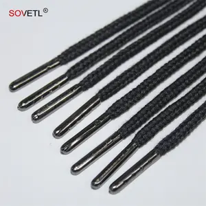 Meta Aramid Shoelace Fireproof Fire Retardant Shoestring Temperature Resistant Boot Nomexs Black Aramid Shoelace