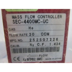 เครื่องควบคุมการไหลของมวล HORIBA STEC รุ่น SEC-4400MC-UC - อุปกรณ์และอะไหล่เซมิคอนดักเตอร์ระดับโลกที่เชื่อถือได้ - Product Image 6