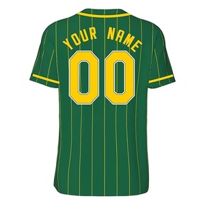 เสื้อเบสบอลทันสมัยทรงสปอร์ต น้ำหนักเบา ระบายอากาศได้ดี  ชุดยูนิฟอร์มเบสบอลแบบสั่งทำพิเศษ - Product Image 3