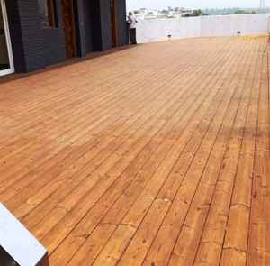 Nouveau revêtement de terrasse extérieur en WPC brun de luxe Vision |   Revêtement de sol composite à texture bois artisanale |   Décoration de jardin haut de gamme - Product Image 2