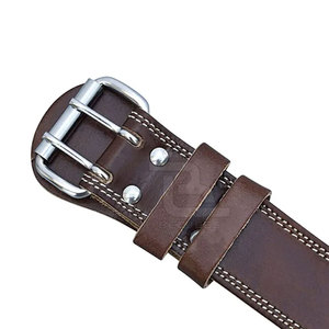 Cinturón de levantamiento de pesas premium para hombres, cinturón de entrenamiento de fuerza para gimnasio, powerlifting y fitness. - Product Image 3