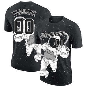 เสื้อเบสบอลลายกราฟิกนักบินอวกาศแบบกำหนดเอง พร้อมชื่อทีมและหมายเลขส่วนตัว เสื้อกีฬาตาข่ายแบบซับลิเมชั่น รับผลิตเสื้อผู้ชายขายส่งแบบ OEM - Product Image 1