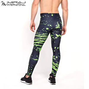 Wholesale Rate New Arrival Trendy Product Durable Sublimated Fitness Leggings, Custom <b>Paint</b> Splash Design Compression Tights - Product Image 6