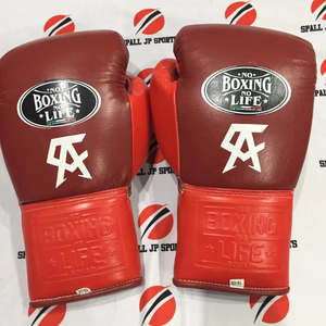 Guantes de Boxeo Profesionales de Alta Calidad, Sin Boxeo No Hay Vida, Guantes de Combate de Cuero Profesionales para Entrenamiento de Kickboxing y MMA - Product Image 2