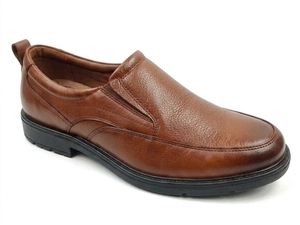 Mocassins en cuir véritable marron pour homme, avec semelle intermédiaire en EVA rembourrée, semelle extérieure en caoutchouc antidérapante, pour le bureau, la carrière, toutes saisons - Product Image 4