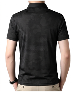 Polo homme coupe classique, col classique, t-shirt décontracté à manches courtes, confortable, élégant, pour le bureau, les week-ends - Product Image 3