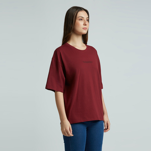 T-shirt Femme Respirant Nouveau T-shirt pour Femme 100% Coton Uni Décontracté Col Rond Manches Courtes T-shirt Imprimé pour Femme - Product Image 3