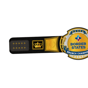 Cinturón de Campeón Personalizado de la División de Estados Adyacentes, Cinturón de Colección de Primera Calidad con Diseño Dorado - Product Image 4