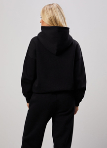 Sweat-shirts à capuche pour femmes, vente en gros, respirants, avec poche, en matière originale, 100% coton - Product Image 2