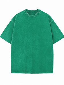 Camiseta de Hombre, Cuello Redondo, Manga Corta, Corte Regular, 100% Algodón, Antiarrugas, Secado Rápido, Transpirable, Informal, Tejido de Punto, 280g, Digital - Product Image 3