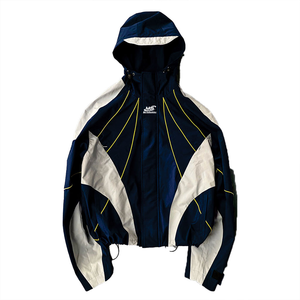 Custom Plus Size Printed <b>Men</b> Tracksuit Lightweight Two Piece Sets Zipper <b>Jacket</b> with Reflective Strips Wholesale <b>Men's</b> <b>Jackets</b> - Product Image 5