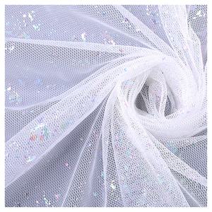 Tissu <span class=keywords><strong>de</strong></span> robe pour fille Elsa, imprimé <span class=keywords><strong>camouflage</strong></span>, film <span class=keywords><strong>blanc</strong></span> en tulle illusion, nouveauté 2024 - Product Image 4