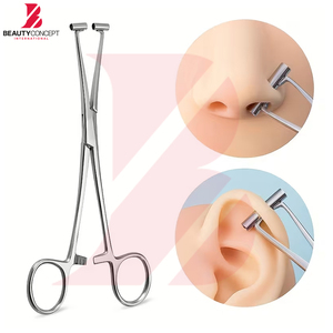 Pinzas para Piercing de Tragus de Acero Inoxidable Hechas a Mano, Reutilizables, de Gran Venta, Novedad, Totalmente Personalizadas, Servicio OEM ODM - Product Image 5
