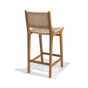 Ensemble de salon de jardin en teck sur mesure avec table basse moderne pour espaces de patio et de bord de piscine haut de gamme - Product Image 3